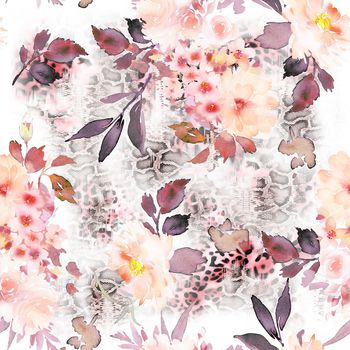 动物纹印花华亿平台图片