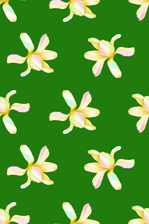 清爽底花卉印花华亿平台图片