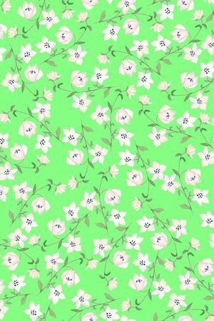 小碎花印花华亿平台图片