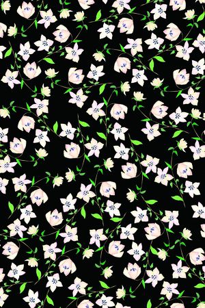 小碎花印花华亿平台图片