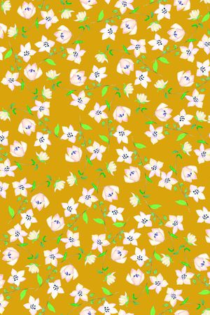 小碎花印花华亿平台图片