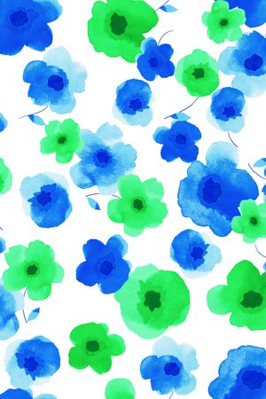 手绘花卉印花华亿平台图片