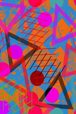 几何印花华亿平台图片