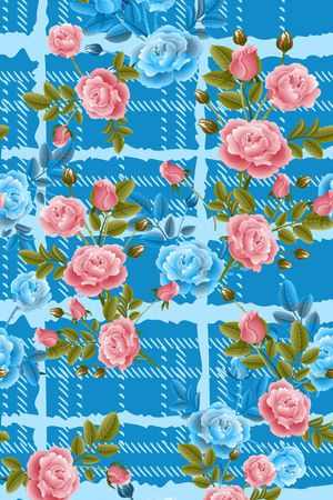 格子印花华亿平台图片