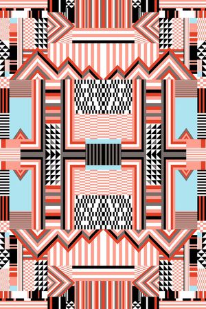 几何印花华亿平台图片