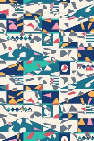 几何印花华亿平台图片