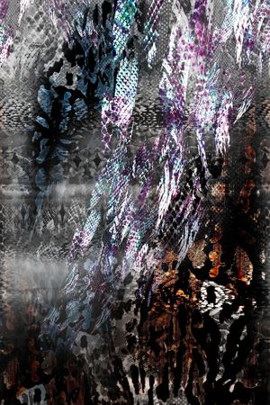 动物纹印花华亿平台图片