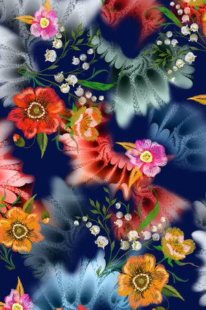 分形印花华亿平台图片