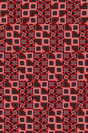 几何印花华亿平台图片