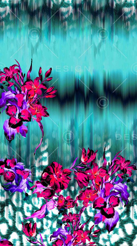 动物纹印花华亿平台图片