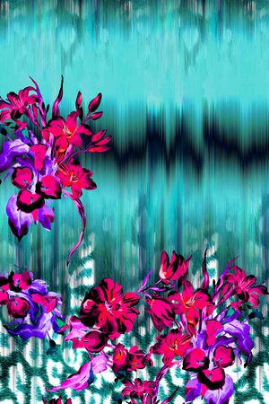 动物纹印花华亿平台图片