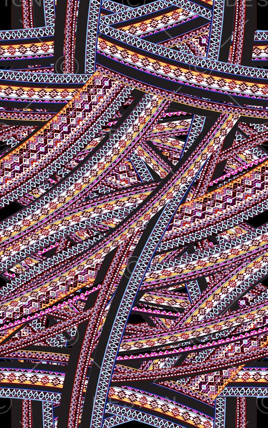 几何印花华亿平台图片