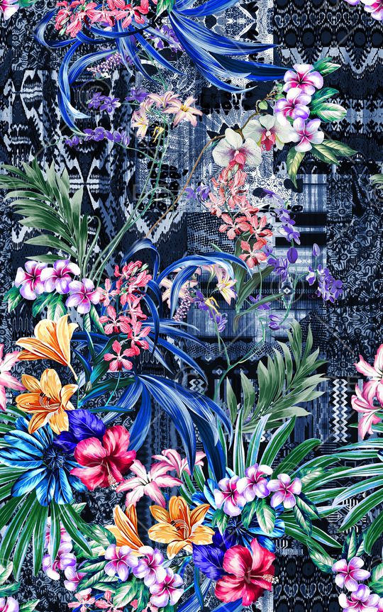 几何印花华亿平台图片