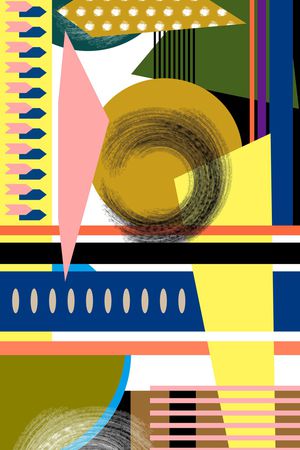 几何印花华亿平台图片