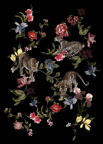 兰花印花华亿平台图片