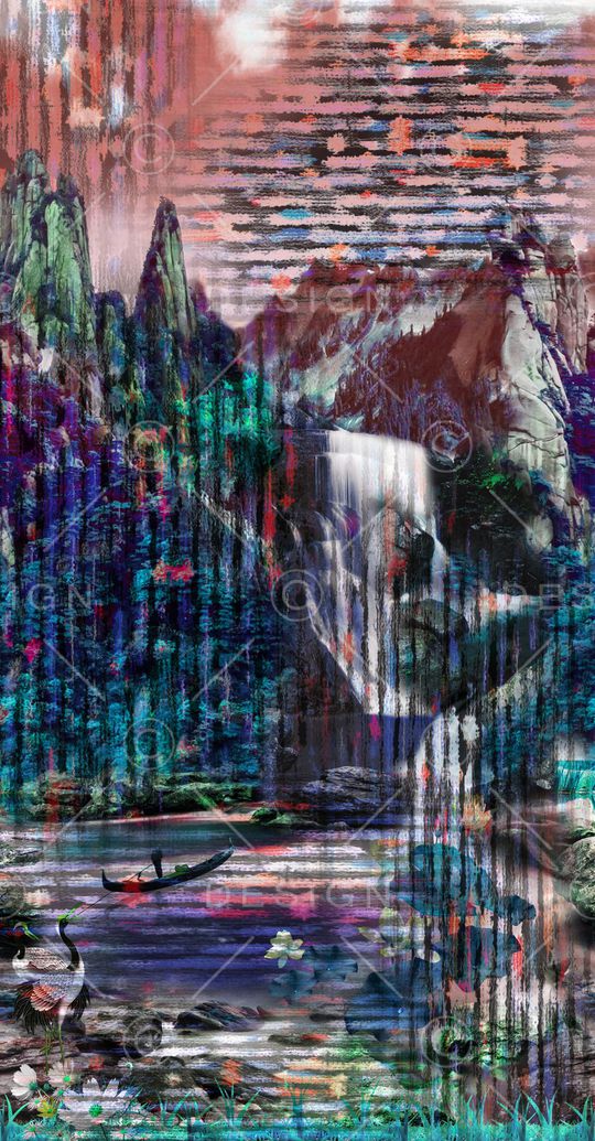 大牌风印花华亿平台图片