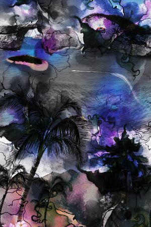 扎染华亿平台印花华亿平台图片