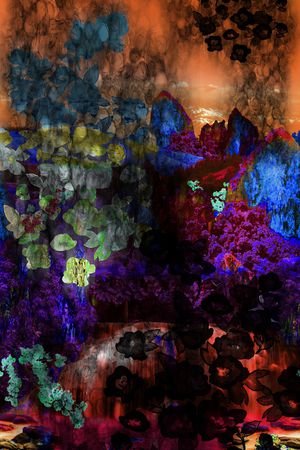 定位花印花华亿平台图片