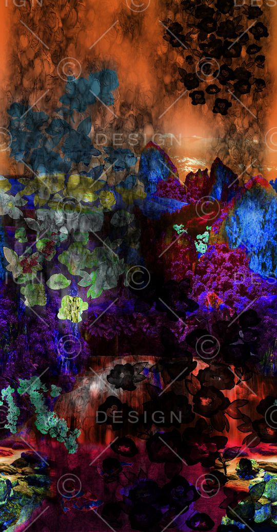 定位花印花华亿平台图片