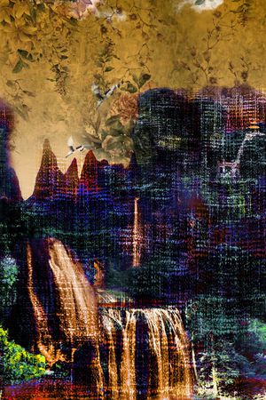 定位花印花华亿平台图片