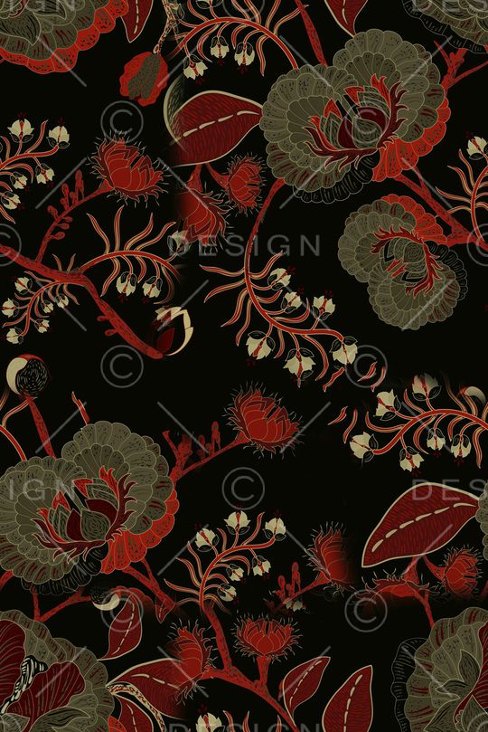 旗袍印花华亿平台图片