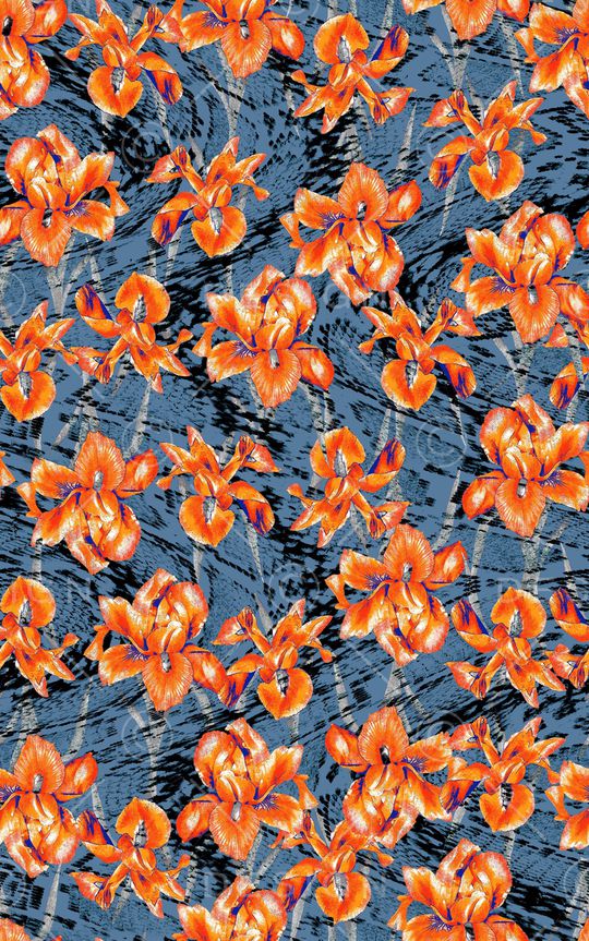 动物纹印花华亿平台图片