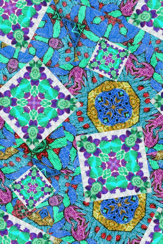 几何印花华亿平台图片