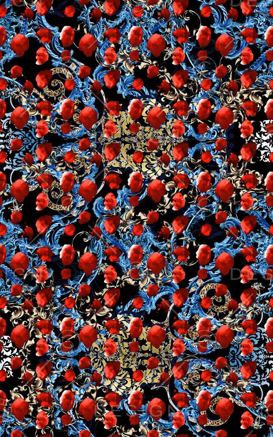 抽象印花华亿平台图片