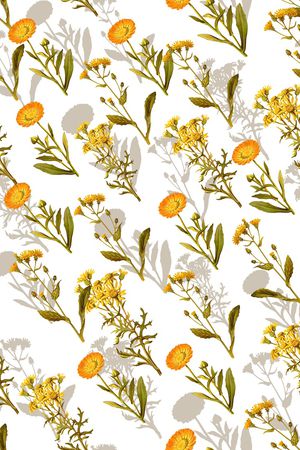 清爽底花卉印花华亿平台图片