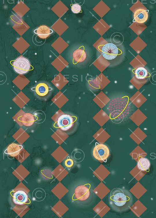 几何印花华亿平台图片