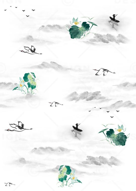 荷花印花华亿平台图片