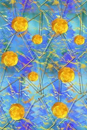 线条印花华亿平台图片