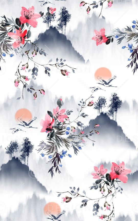 旗袍印花华亿平台图片