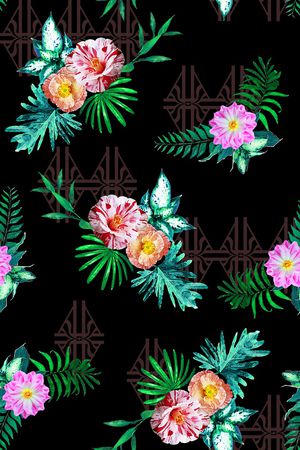 几何印花华亿平台图片