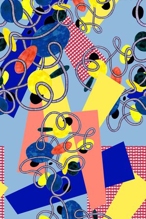 几何印花华亿平台图片