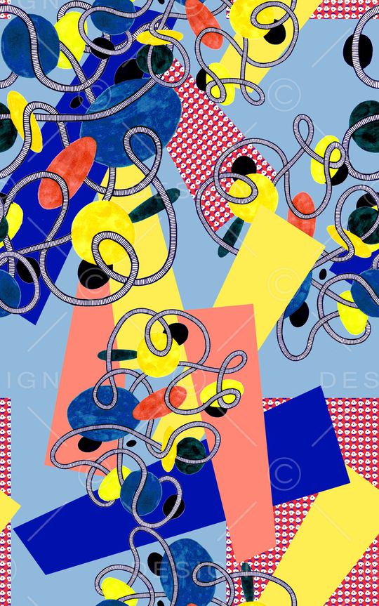 几何印花华亿平台图片