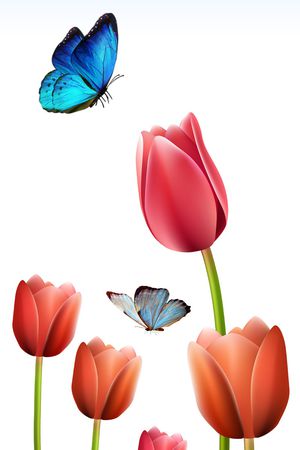 郁金香印花华亿平台图片