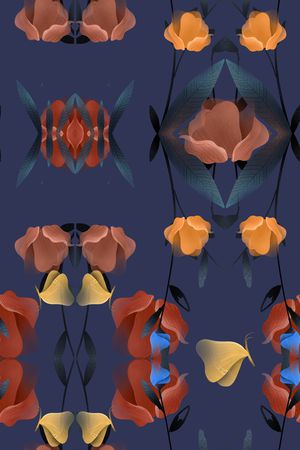 手绘印花华亿平台图片