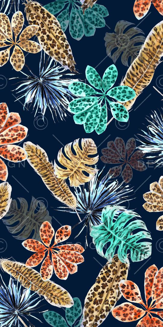 动物纹印花华亿平台图片