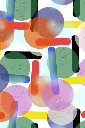 几何印花华亿平台图片