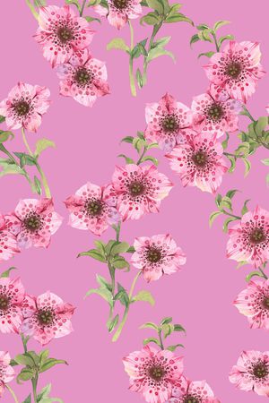 手绘大花印花华亿平台图片