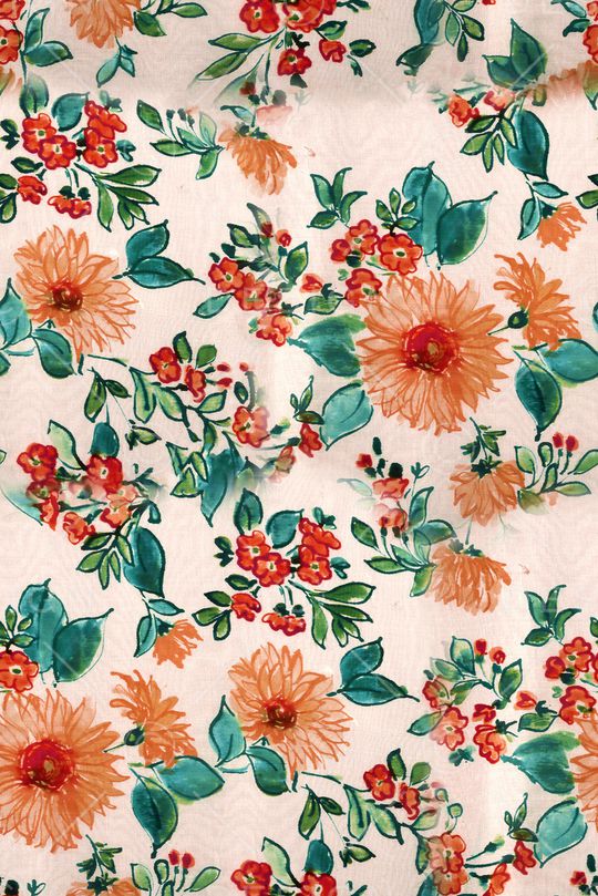 春夏华亿平台印花华亿平台图片