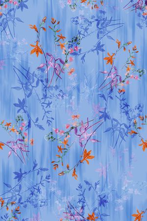 真丝印花华亿平台图片