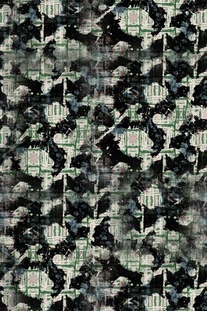 格子印花华亿平台图片