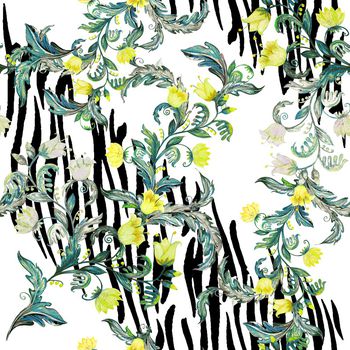 动物纹印花华亿平台图片