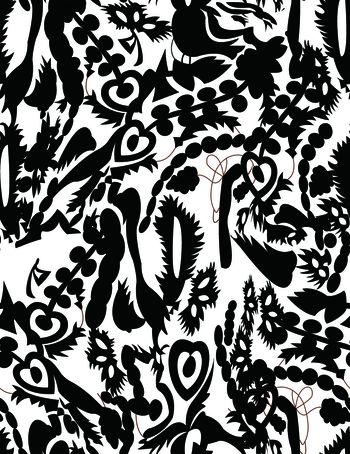 古典花纹印花华亿平台图片