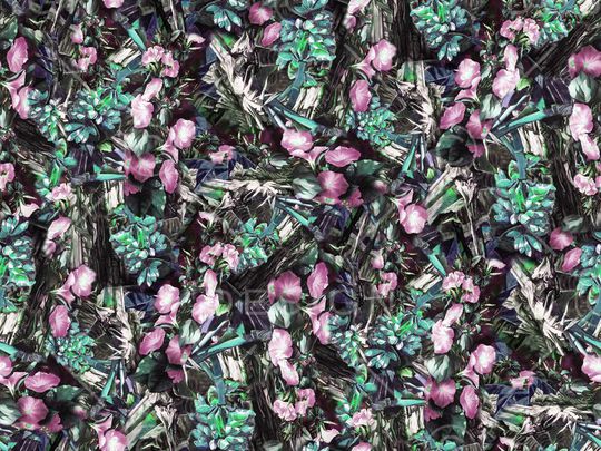 抽象印花华亿平台图片