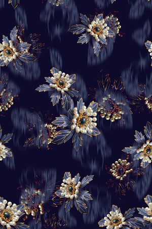 中国风印花印花华亿平台图片