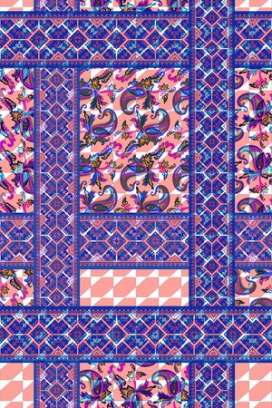 几何印花华亿平台图片