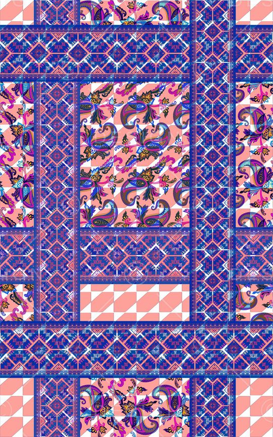 几何印花华亿平台图片